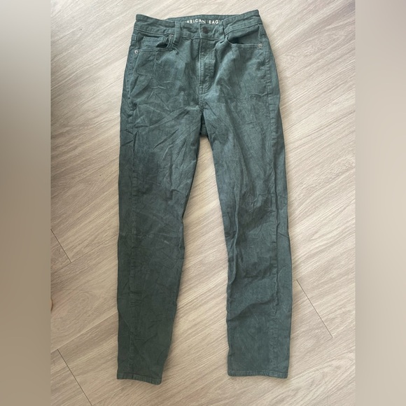 American eagle straight leg corduroy green jeans - Picture 4 of 6